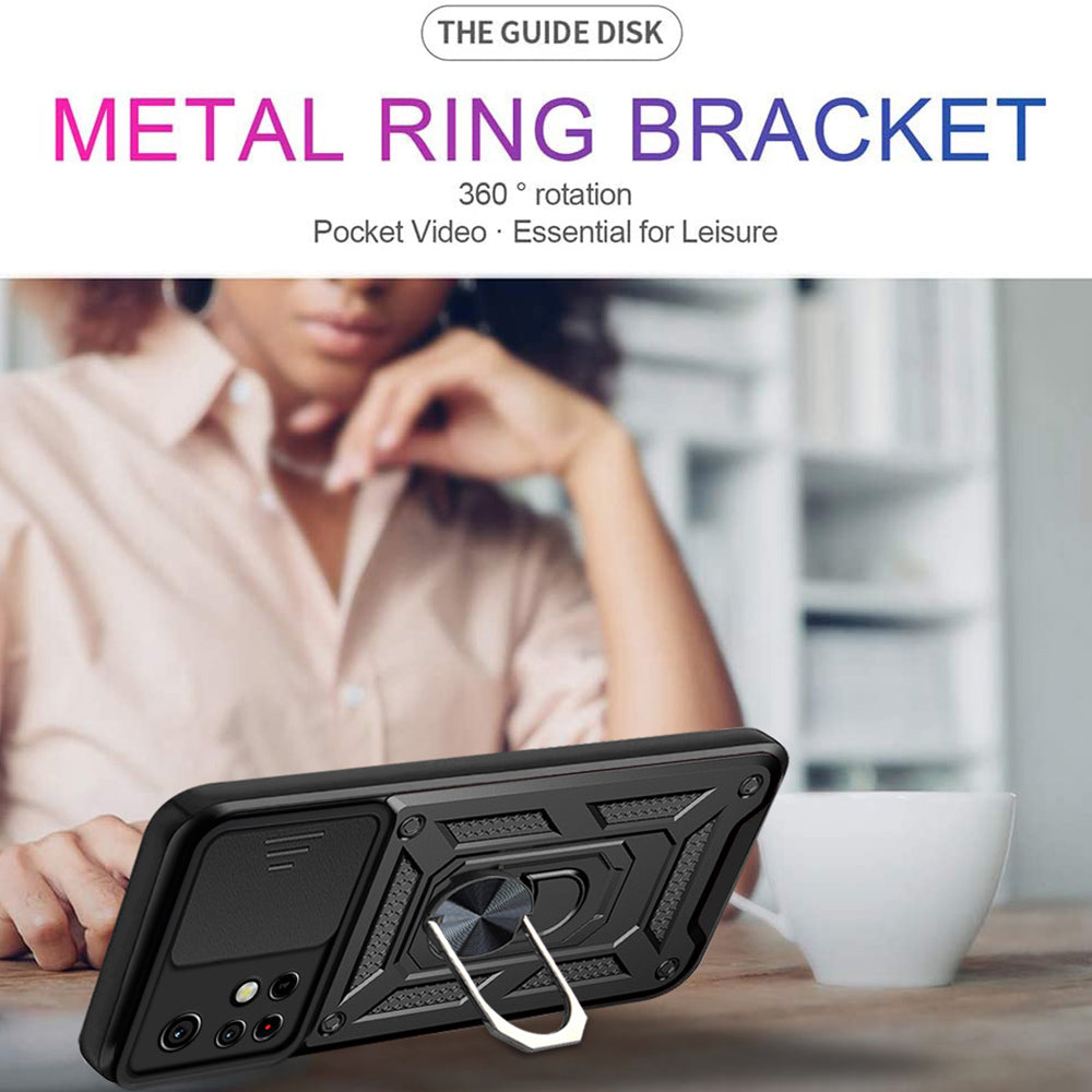 For Xiaomi Redmi Note 11 Pro 5G (China) (MediaTek) Note 11 Pro 5G Ring Kickstand TPU PC Phone Case Slide Camera Protection Back Cover For Xiaomi Redmi Note 11 Pro 5G (China) (MediaTek) Note 11 Pro 5G Ring Kickstand TPU PC Phone Case Slide Camera Protection Back Cover